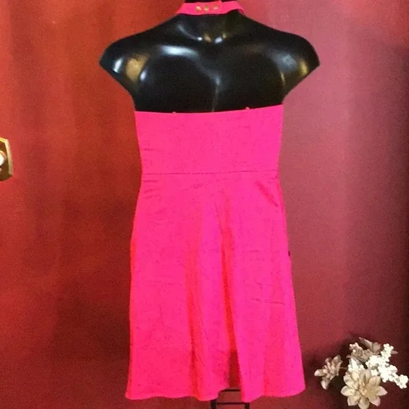 NWT JESSICA SIMPSON HALTER DRESS SIZE 6 - Picture 3 of 6